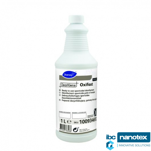 Спороцидное дезинфицирующее средство ClearKlens Oxifast для чистых помещений IBC Nanotex